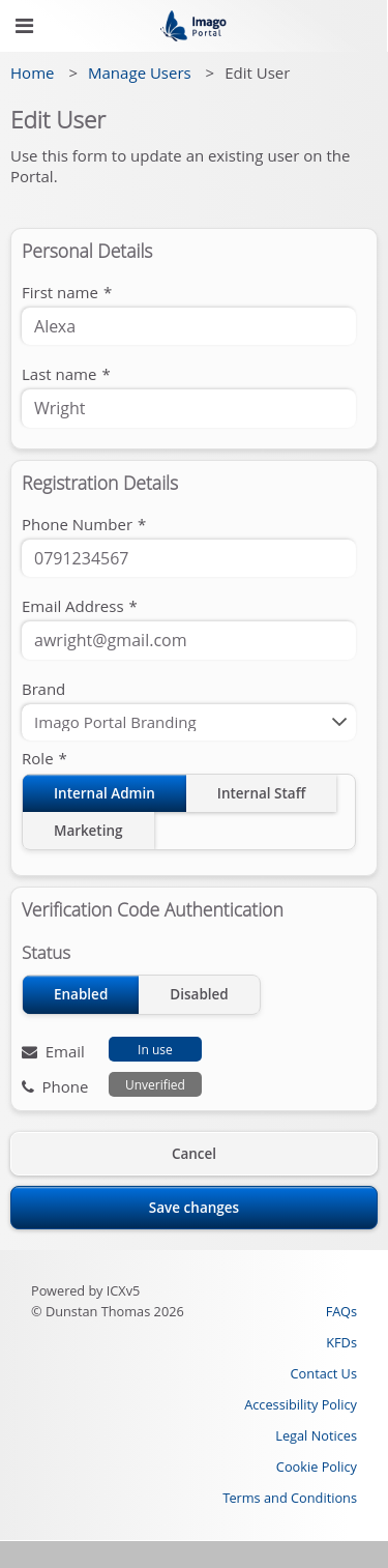 Role-InternalAdmin > 06 Edit User
